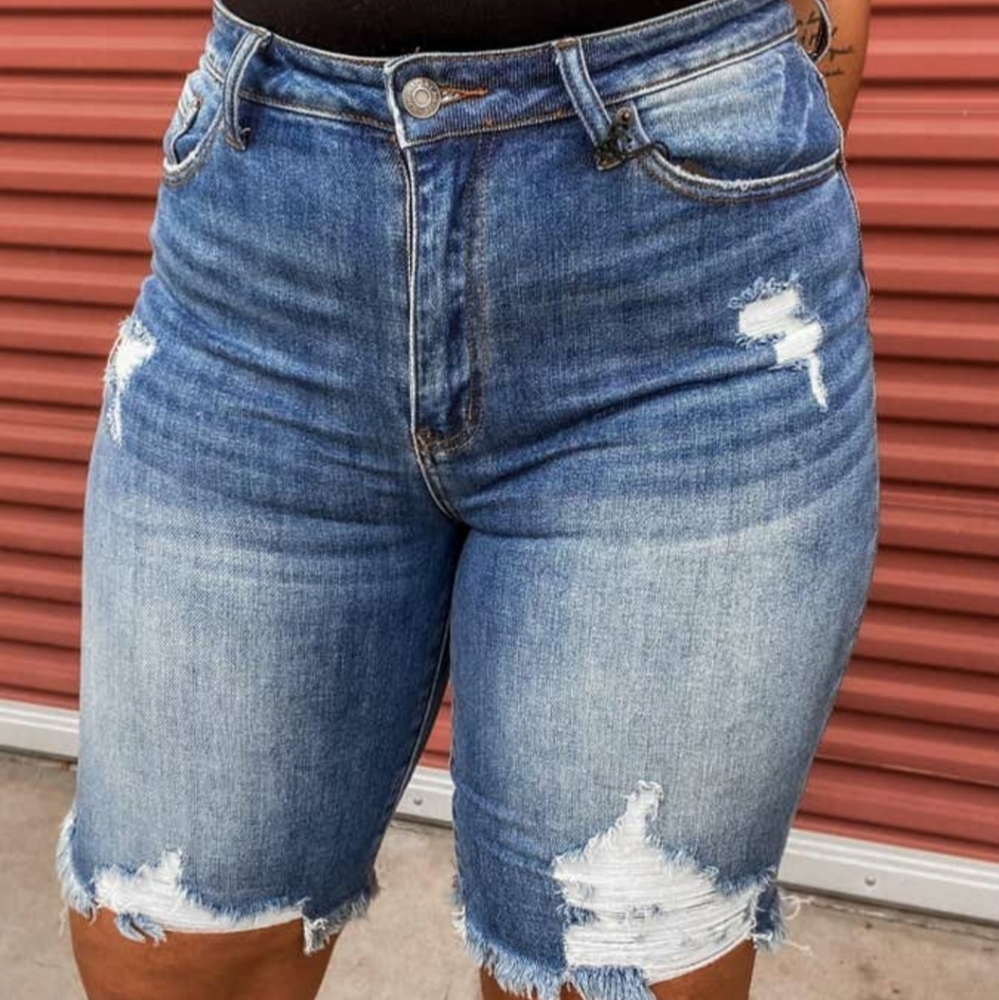 💙High Rise Bermuda Shorts by RISEN!💙